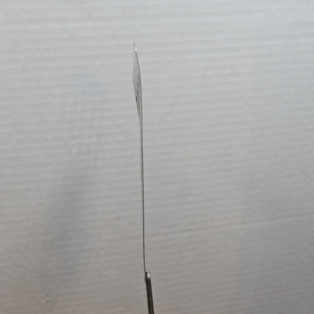 Vintage‎ Stainless Steel Slotted Turner Spatula Black Handle Kitchen Utensil